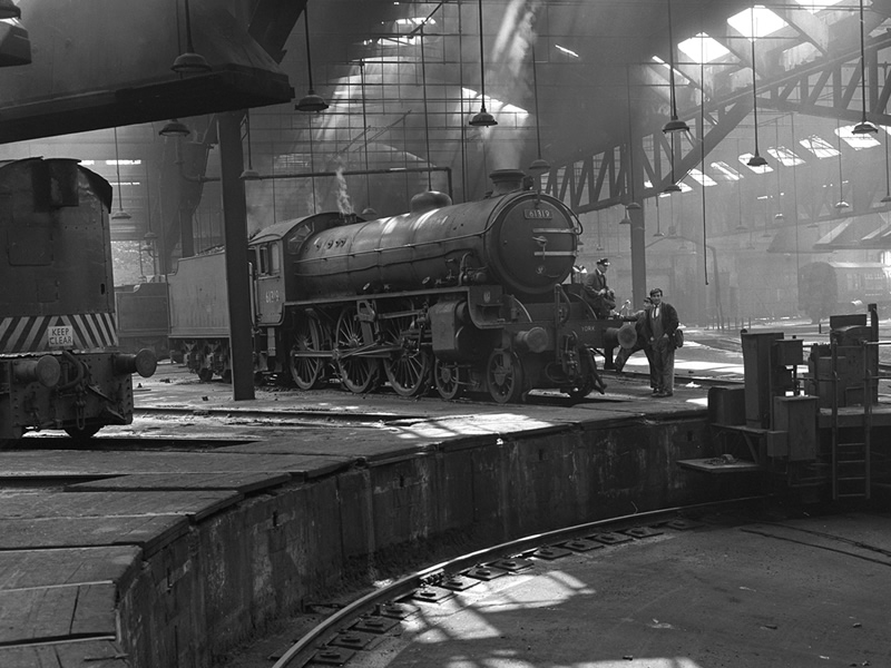 York engine shed, c 1954