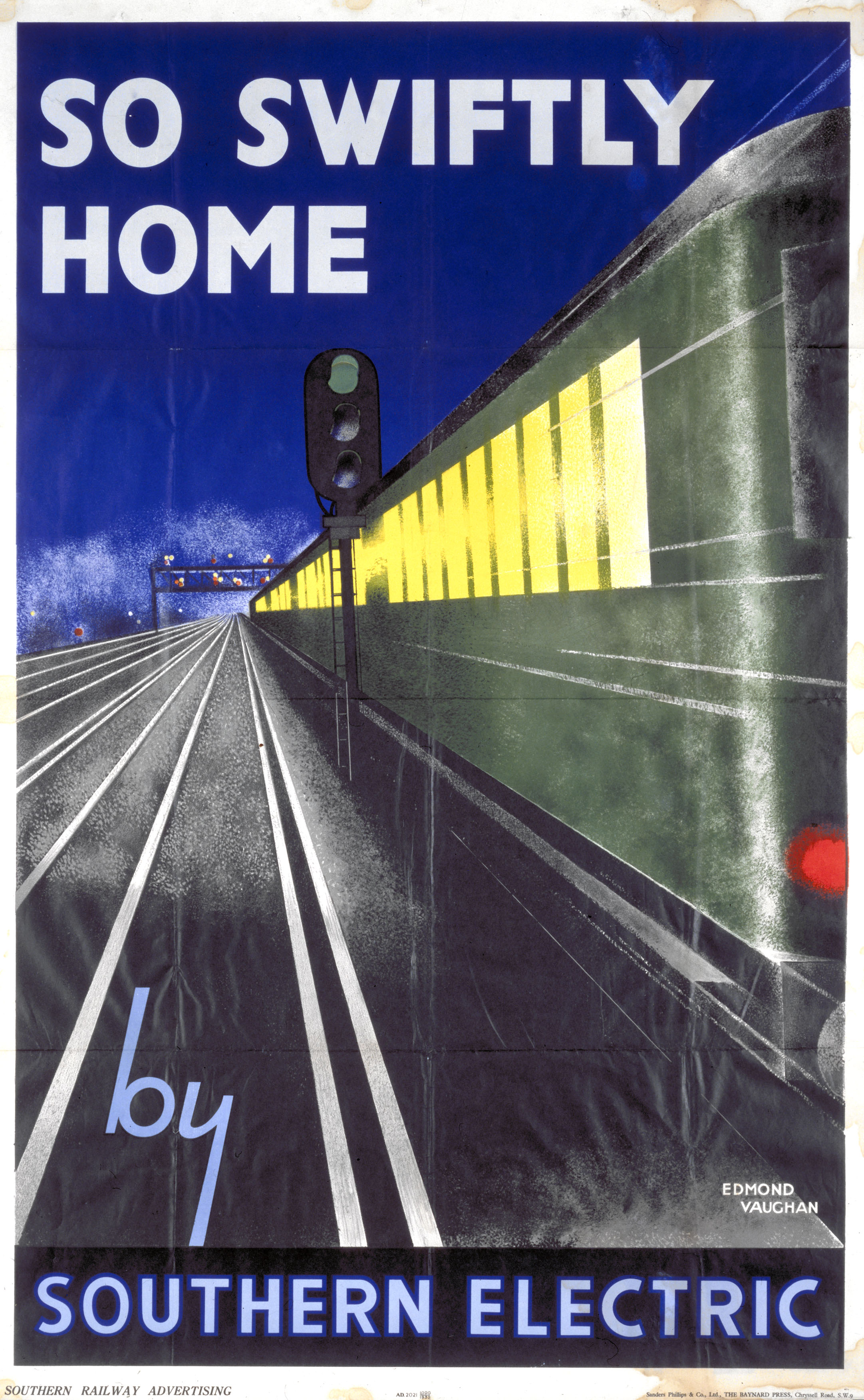 'So Swiftly Home', SR poster, 1932.