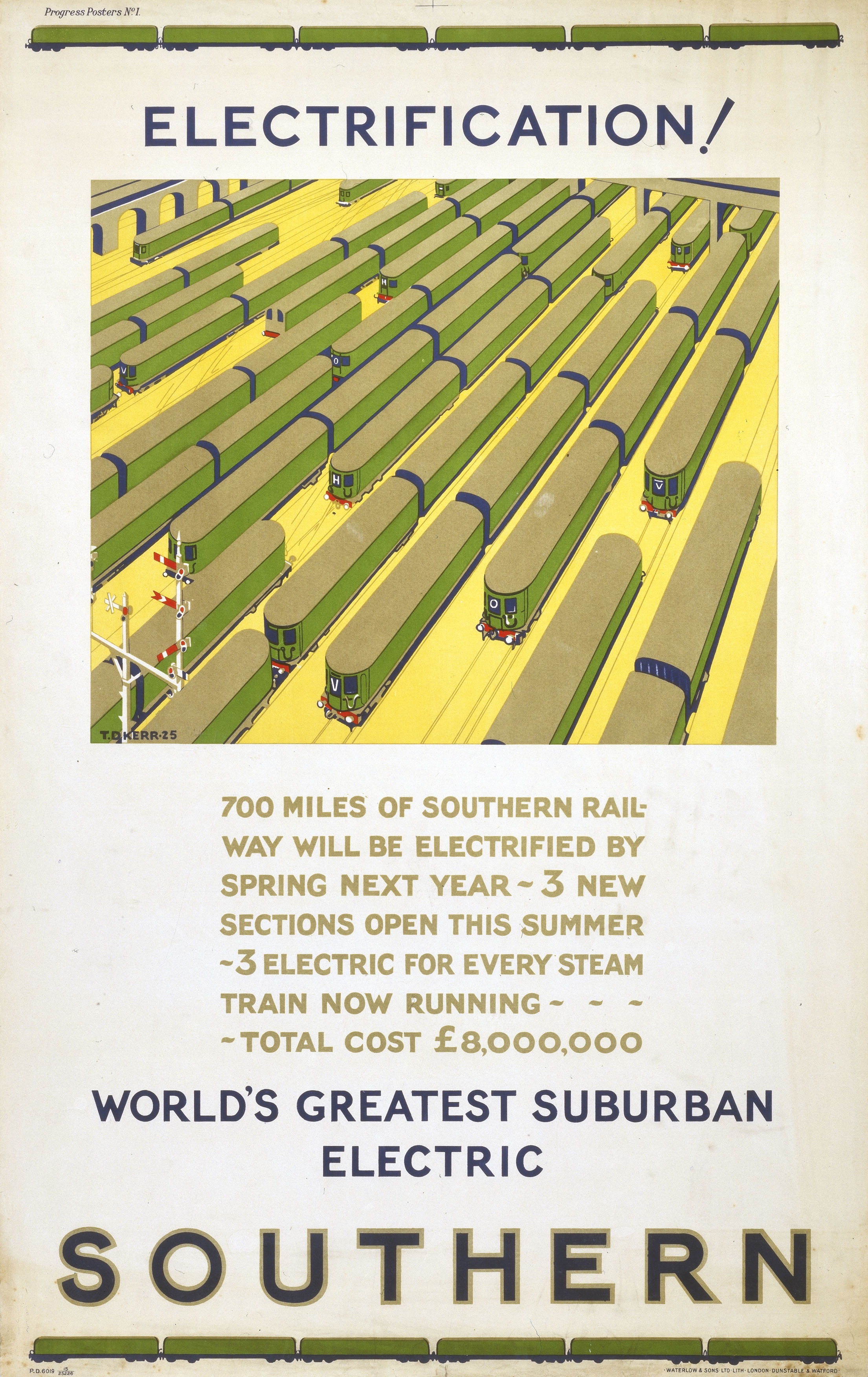 'Electrification', SR poster, 1925.