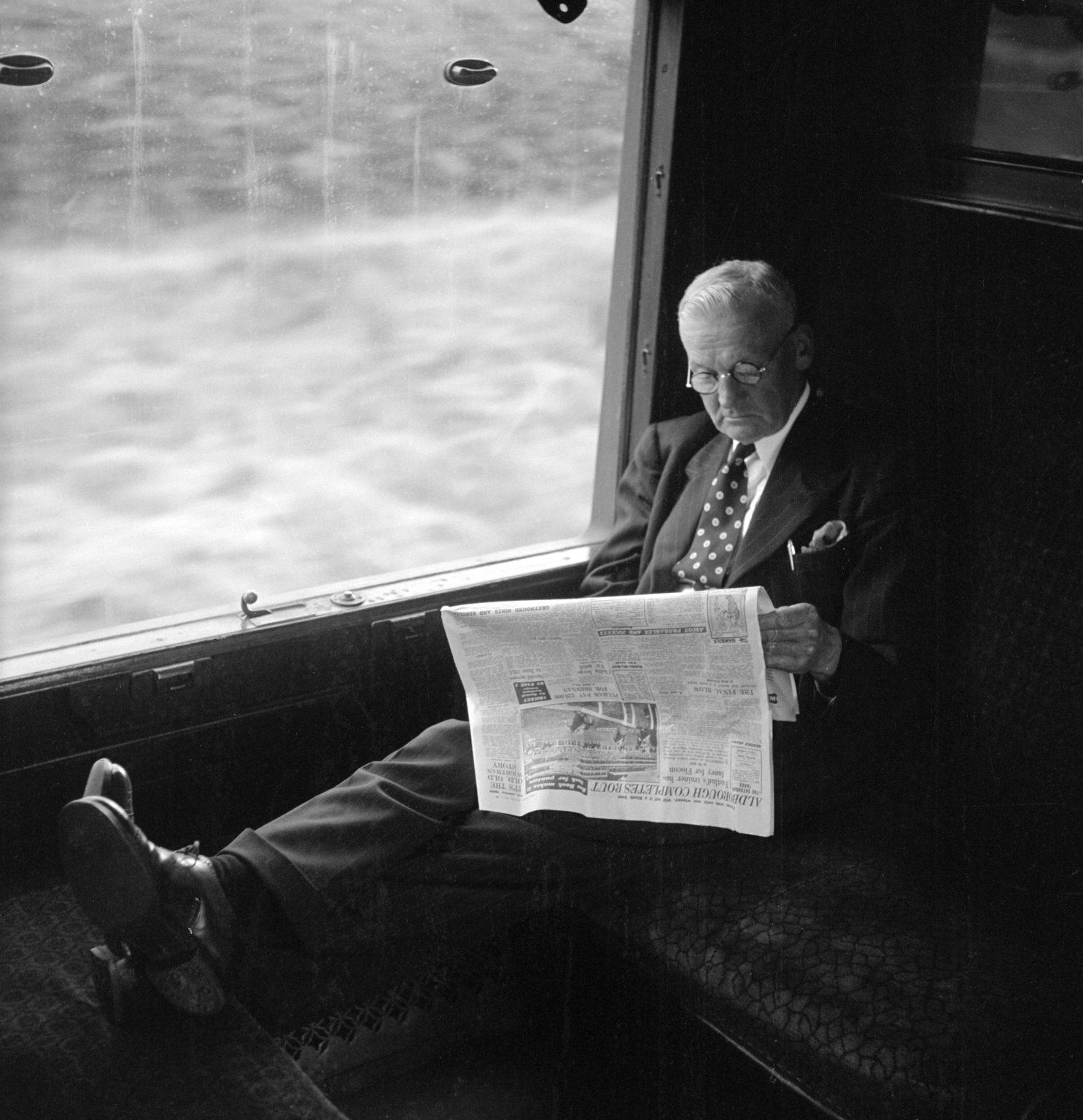 Man on train, National Railway Museum blog