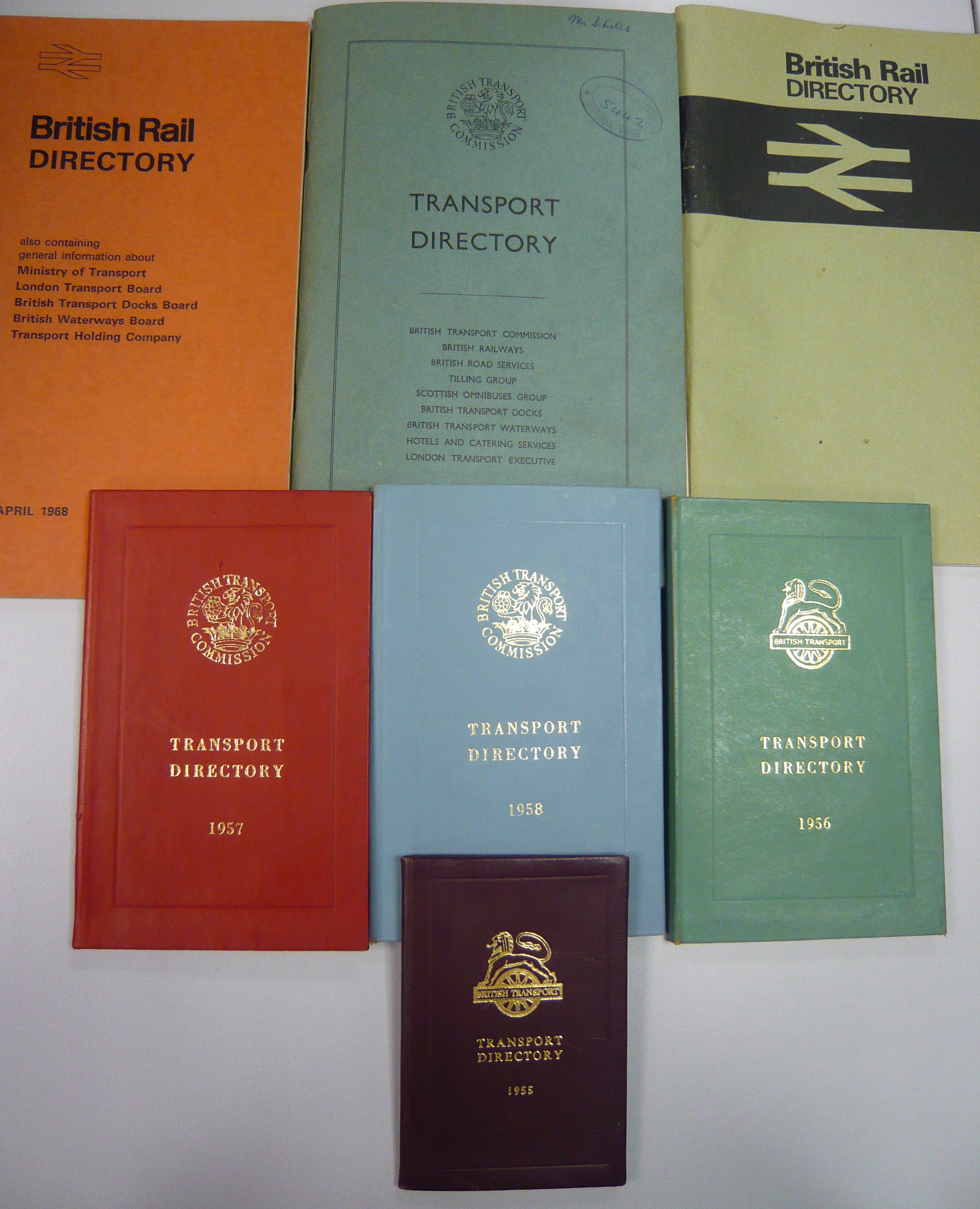 Assorted Transport Directories from Library Collection