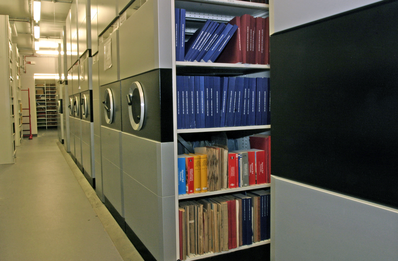 Our archive and library stores at the National Railway Museum
