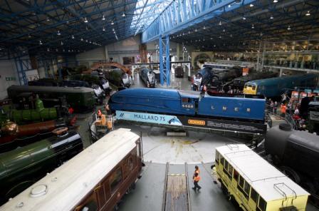 National Railway Museum Mallard steam loco
