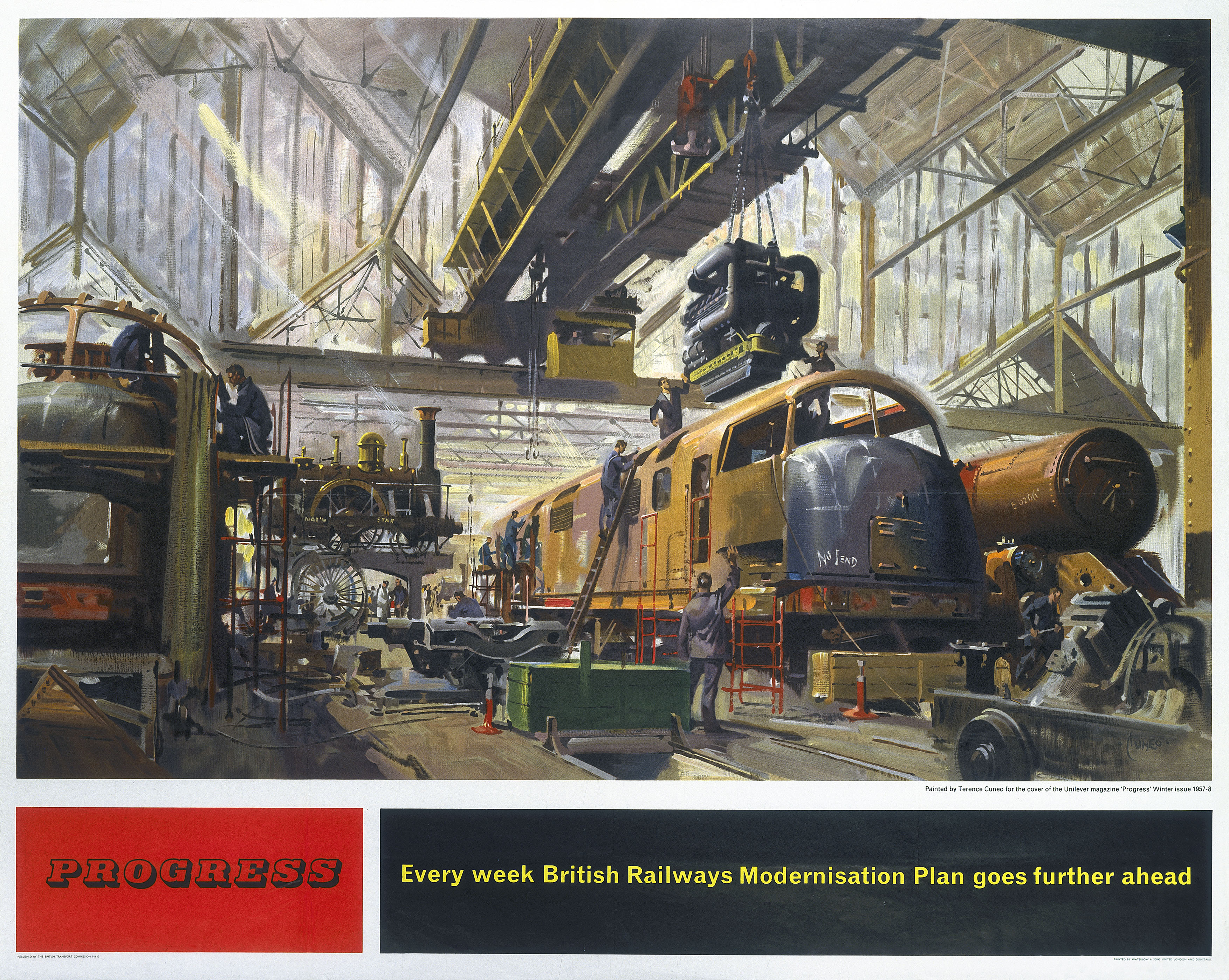 'Progress’, British Railways poster, 1957. © National Railway Museum / SSPL