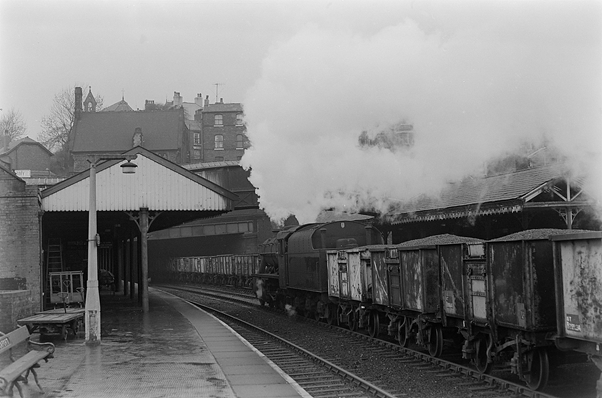 In 1949, the UK rail network was crowded with goods trains like this 1966 example, photographed at Stockport Teviot Dale. Image No. 10659629 | This is a Rights Managed image