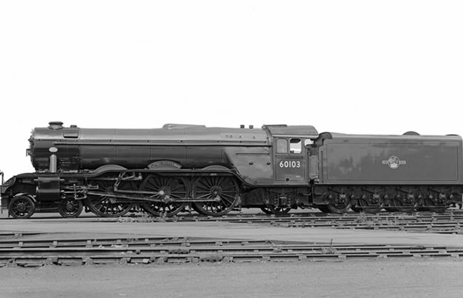....spot the difference - Flying Scotsman now as an A3 thirty years later in 1957