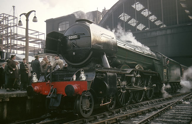 January 1963 – when Flying Scotsman returns she will look, as far as possible, like this.