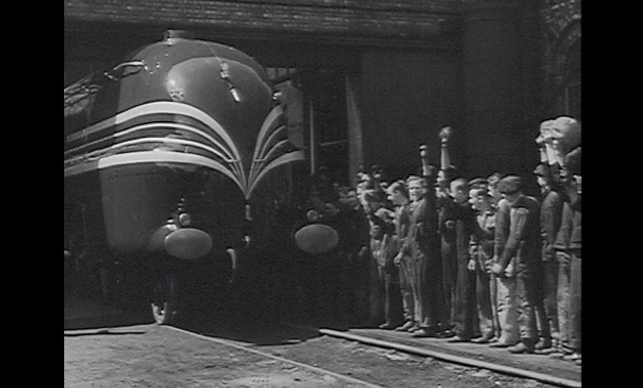 A still from the film Coronation Scot