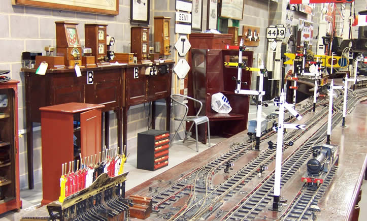 The signalling school in our Warehouse