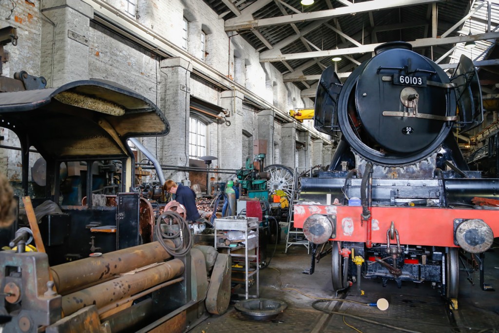 Scotsman being worked on in Bury just last month.