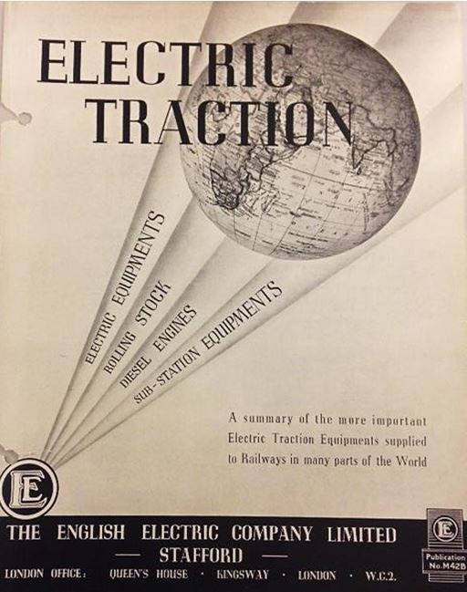 Electric Traction Equipment, English Electric Company Publication, No. M42B. NRM Ref: ALS2/95/E/3 