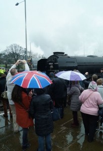 Crowds at the East Lancs Railway in January this year