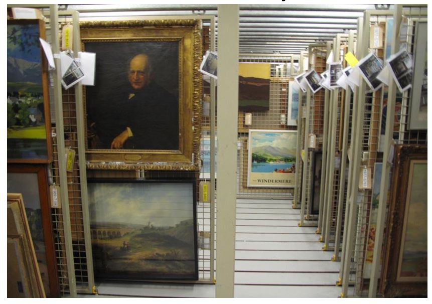 Our arts store is kept between 56-63% humidity to store the objects