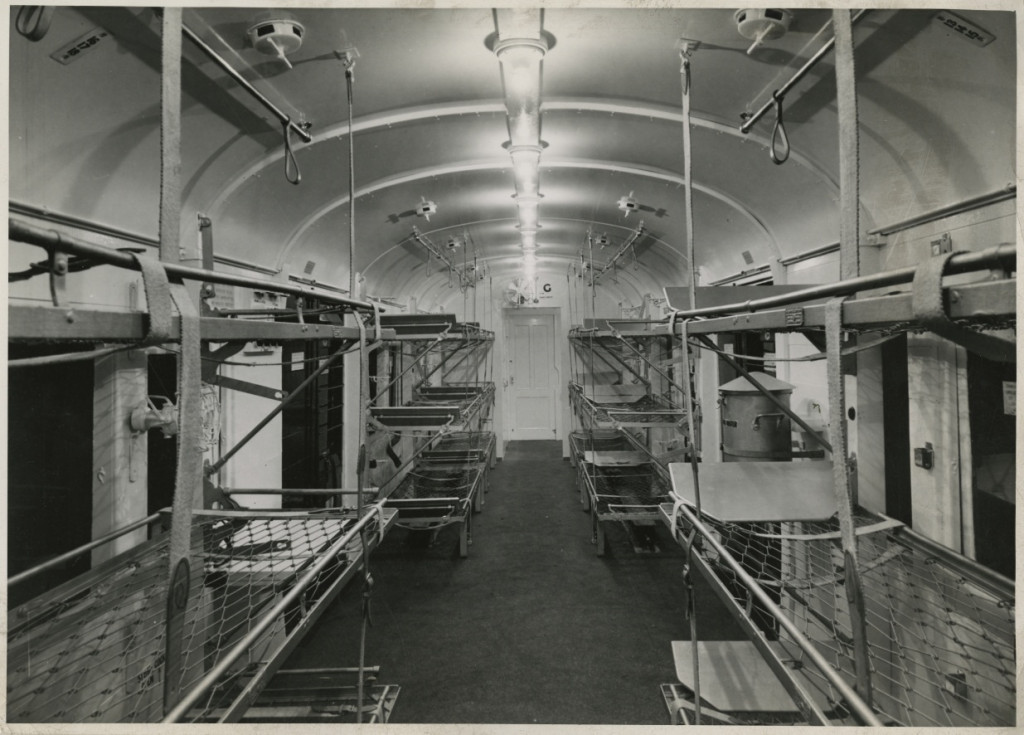 Second World War Ambulance train. Image National Railway Museum 