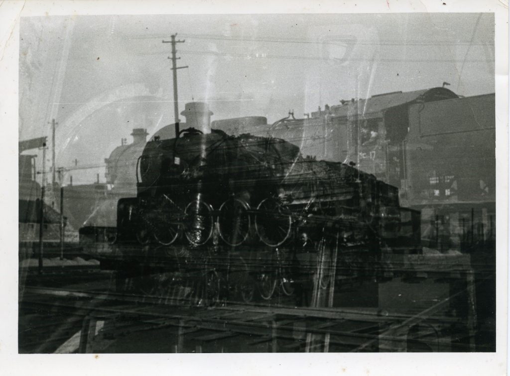 A striking multiple-exposure photograph of the Chinese engine