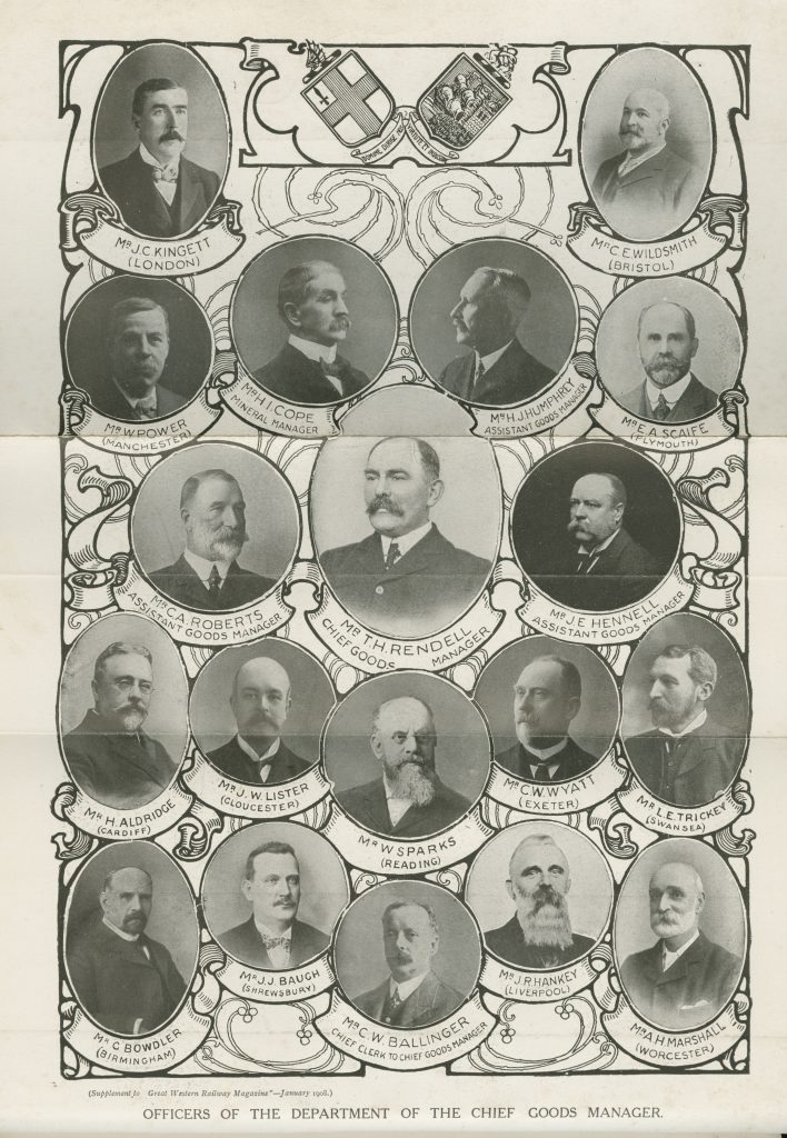 Goods managers, Great Western Railway Magazine, 1908