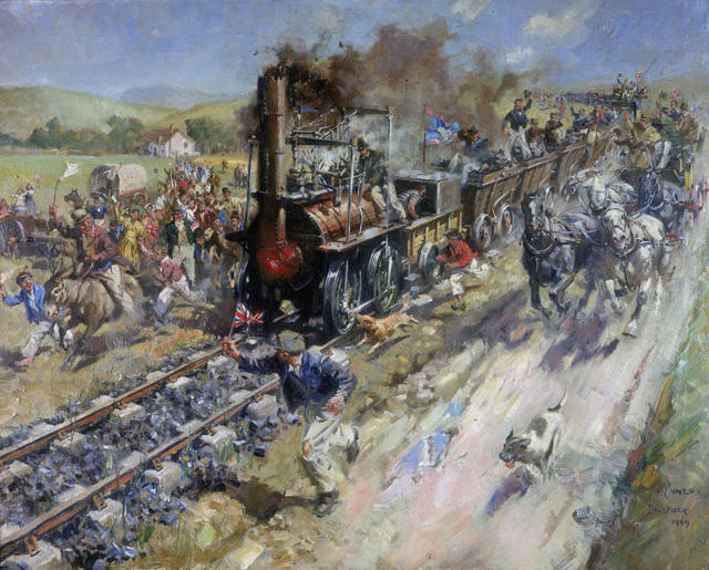 Cuneo painting of the S&DR