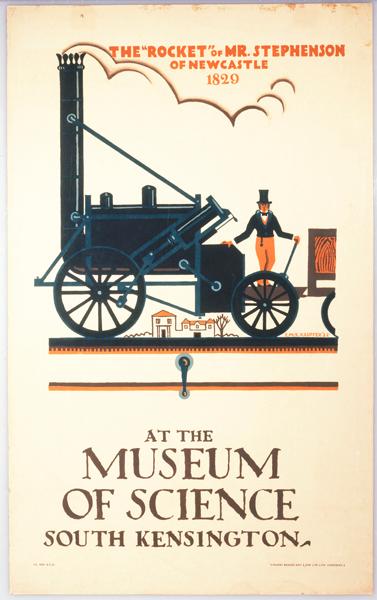 Edward McKnight Kauffer, The Museum of Science, London Underground
