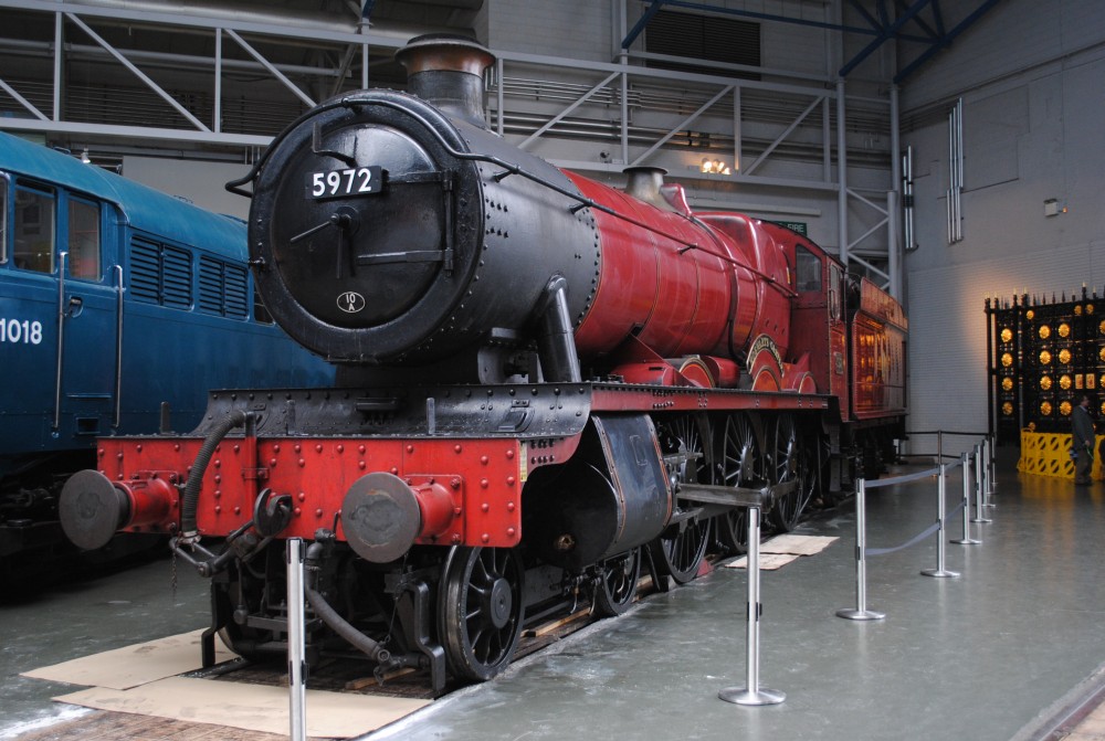 Locomotive à vapeur 4-6-2, unpainted, brass model