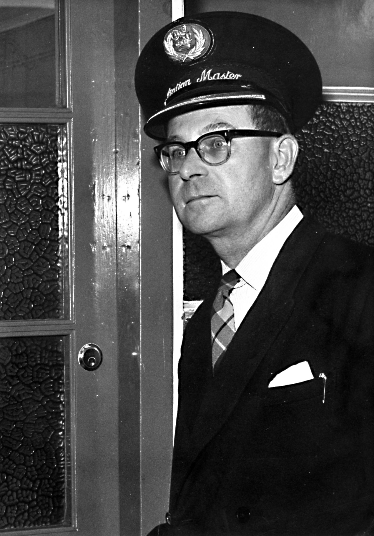 Mr Wheeler in his station master days.