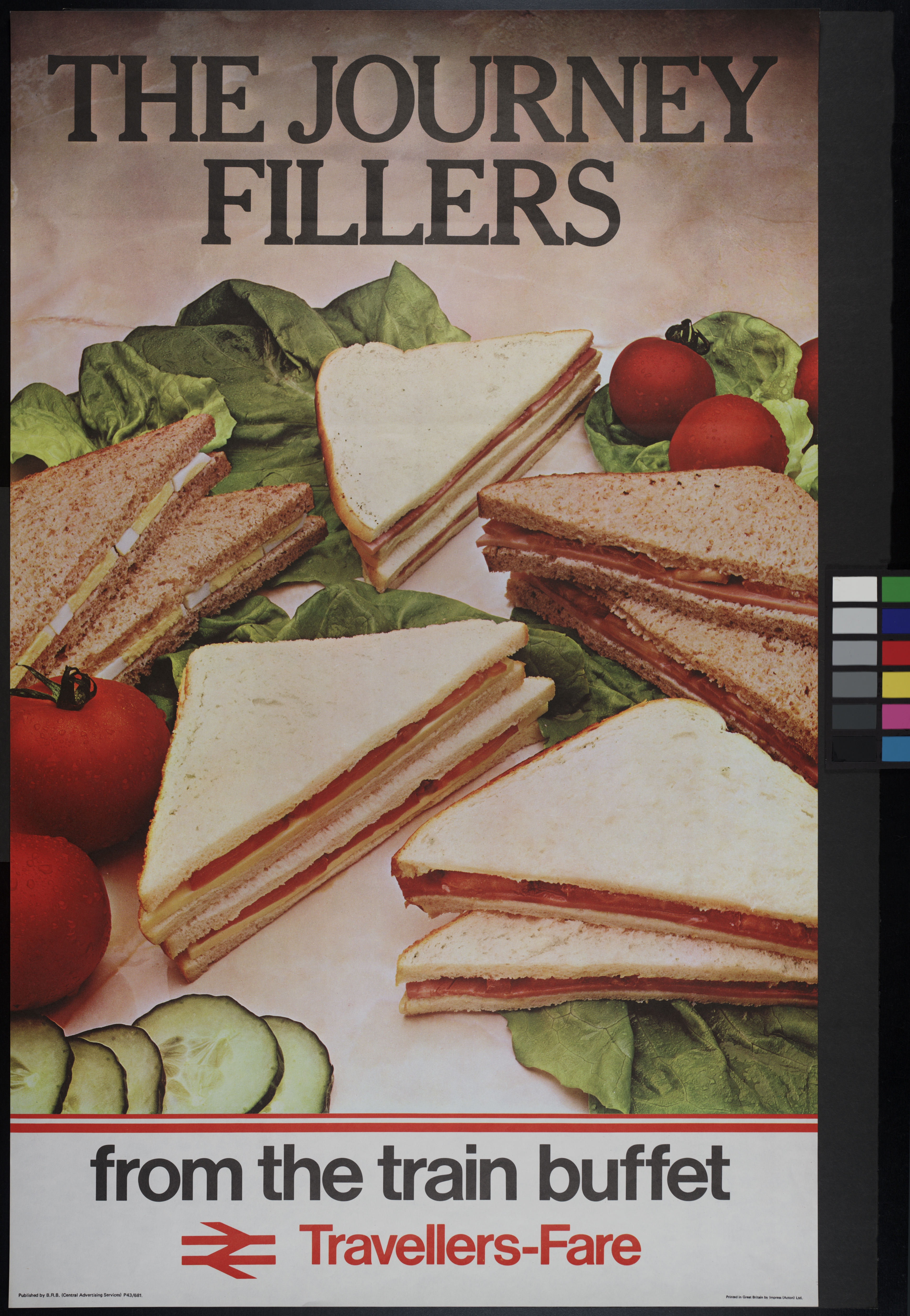 BR advert for Journey fillers from the train buffet, 1981.