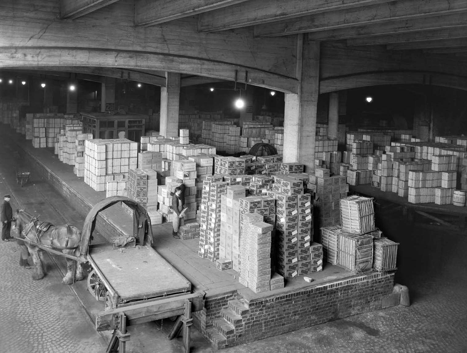 And here's an image that inspired us - Birmingham Moor Street goods depot in 1939.