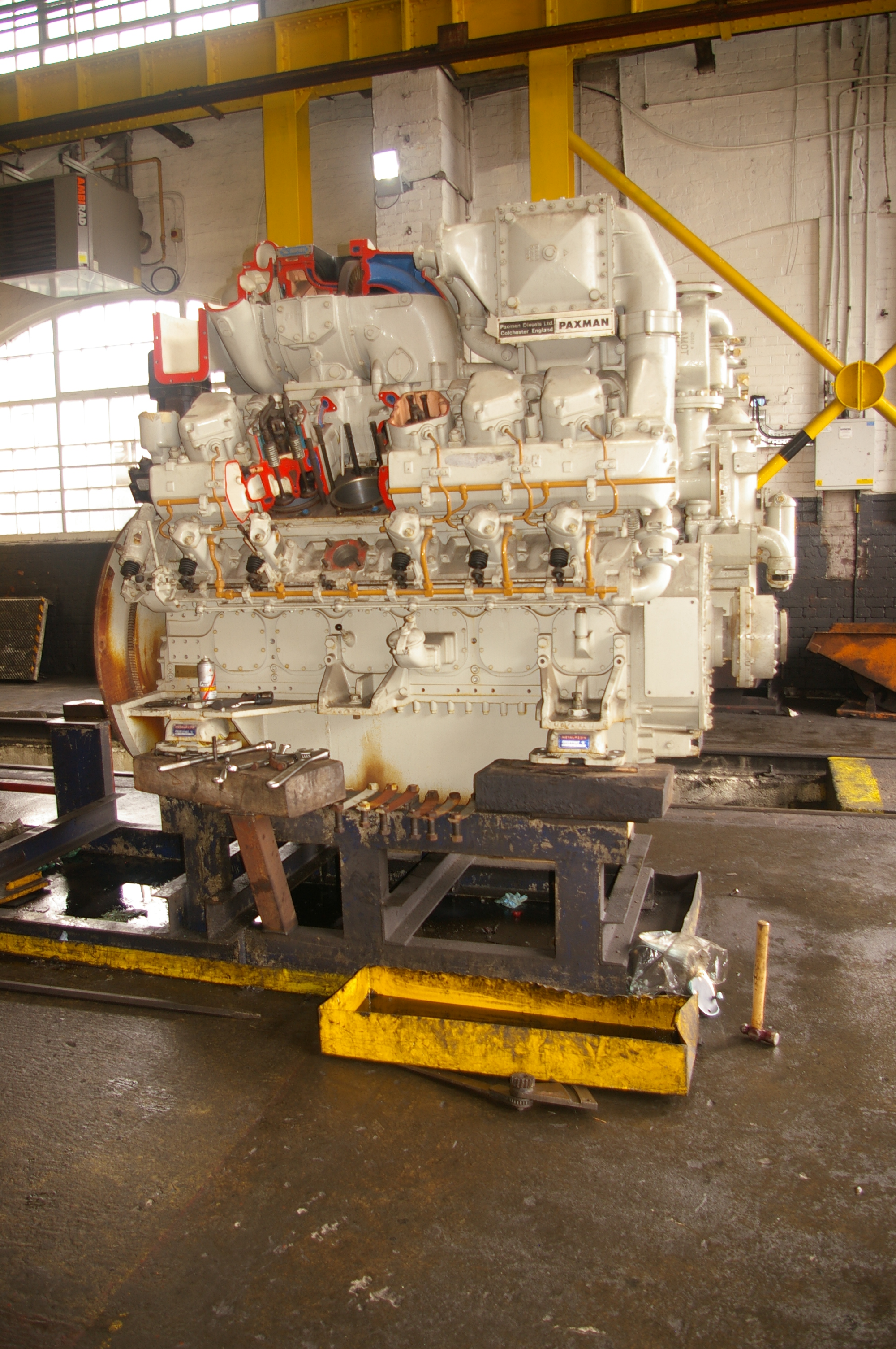 Sectioned Valenta seen in daylight for the first time