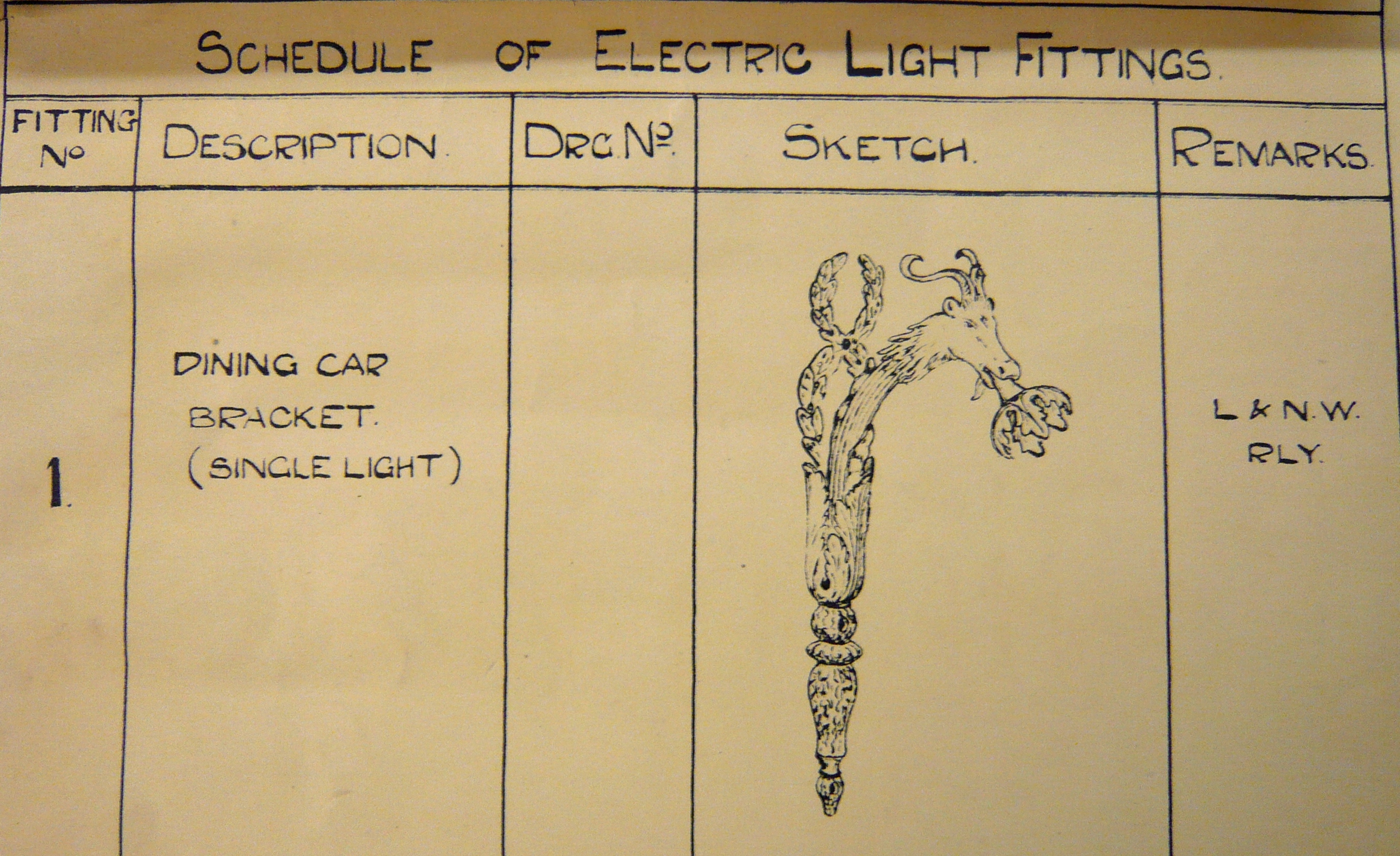 Drawing from the Wolverton Works archive