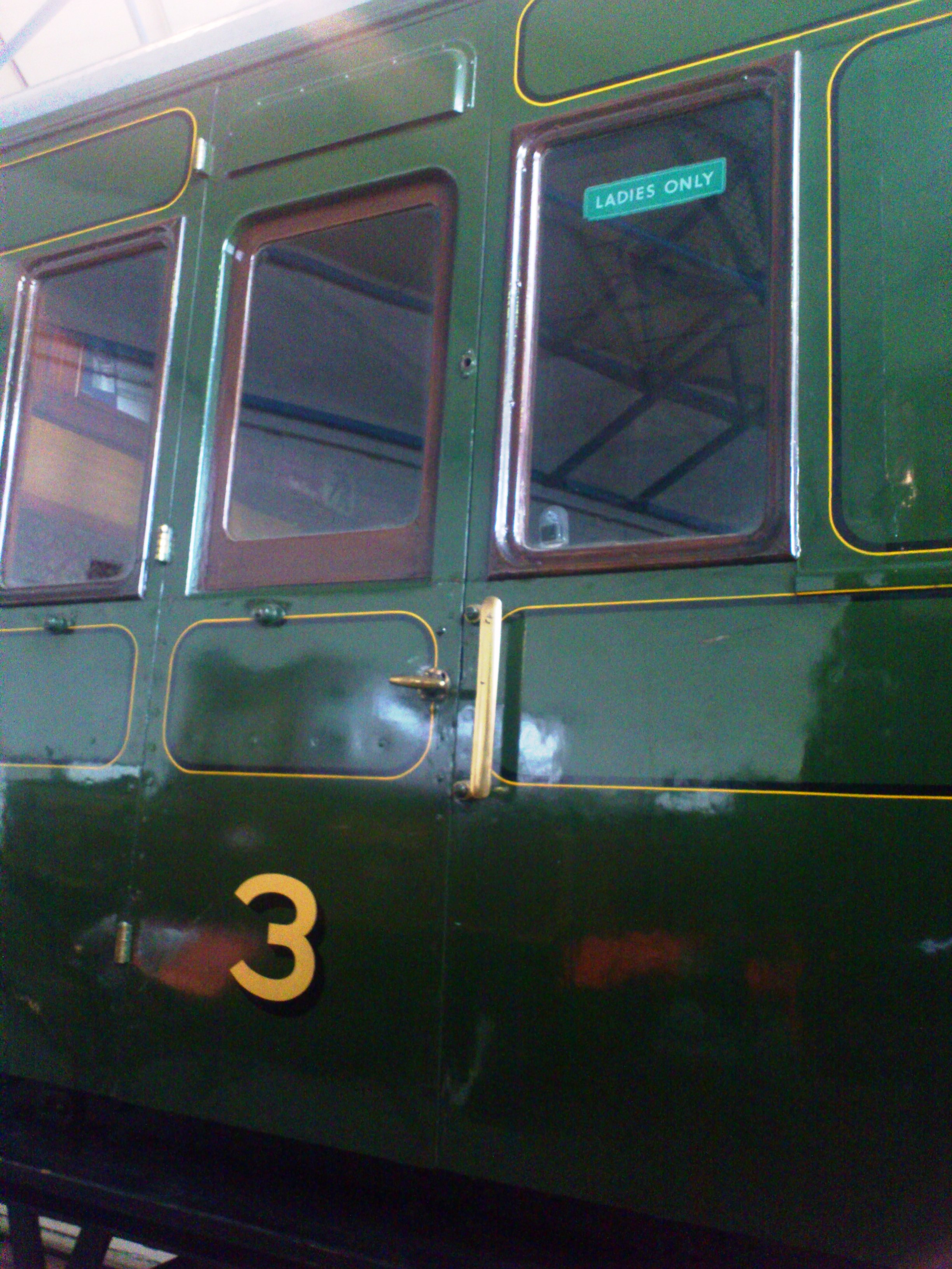 The Ladies Only compartment on our SR 4-Sub