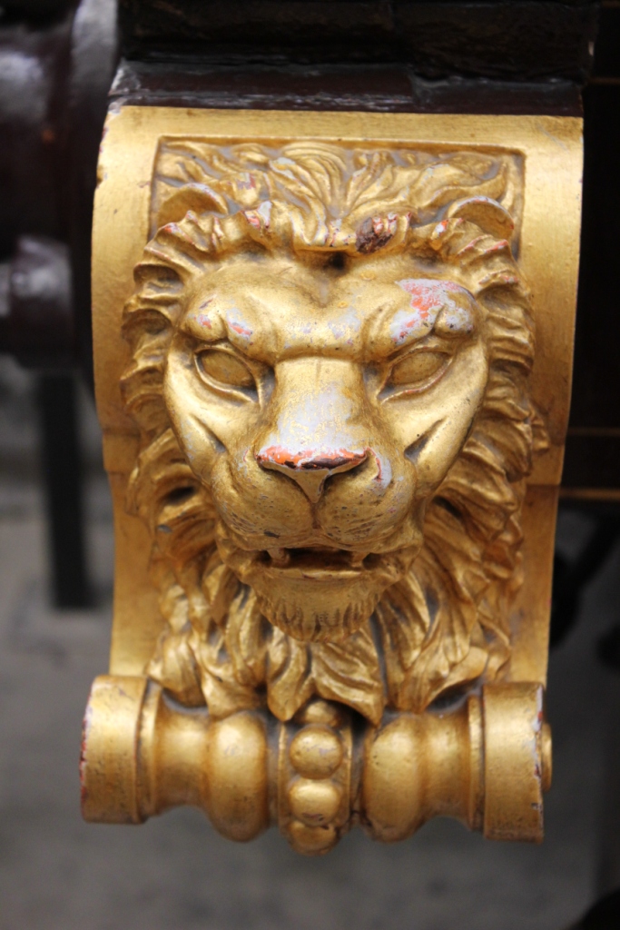 Oil gilding could be used to care for many items within the collection