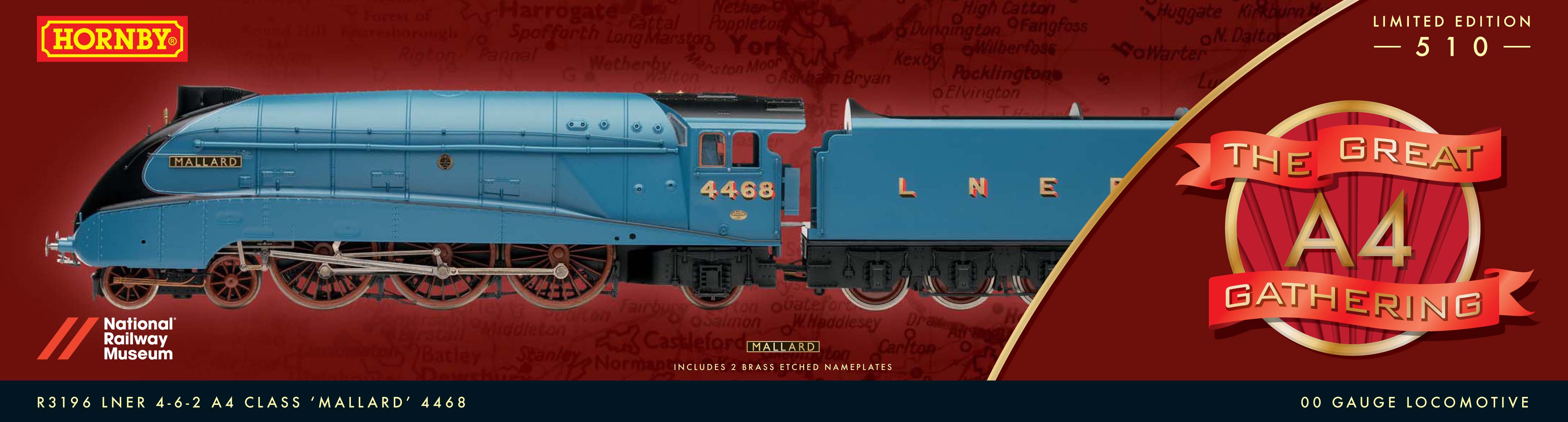Hornby - Great Gathering Mallard National Railway Museum Great Gathering special