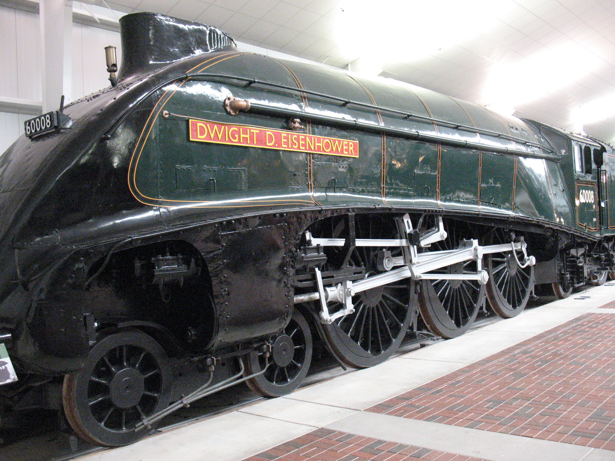 Dwight D. Eisenhower on display in America. National Railway Museum