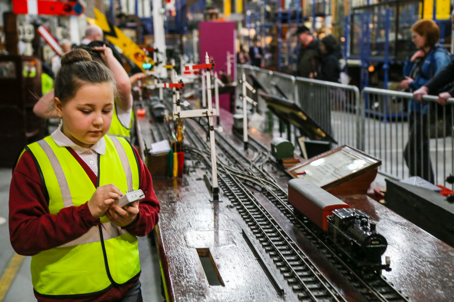 The models are radio controlled today 