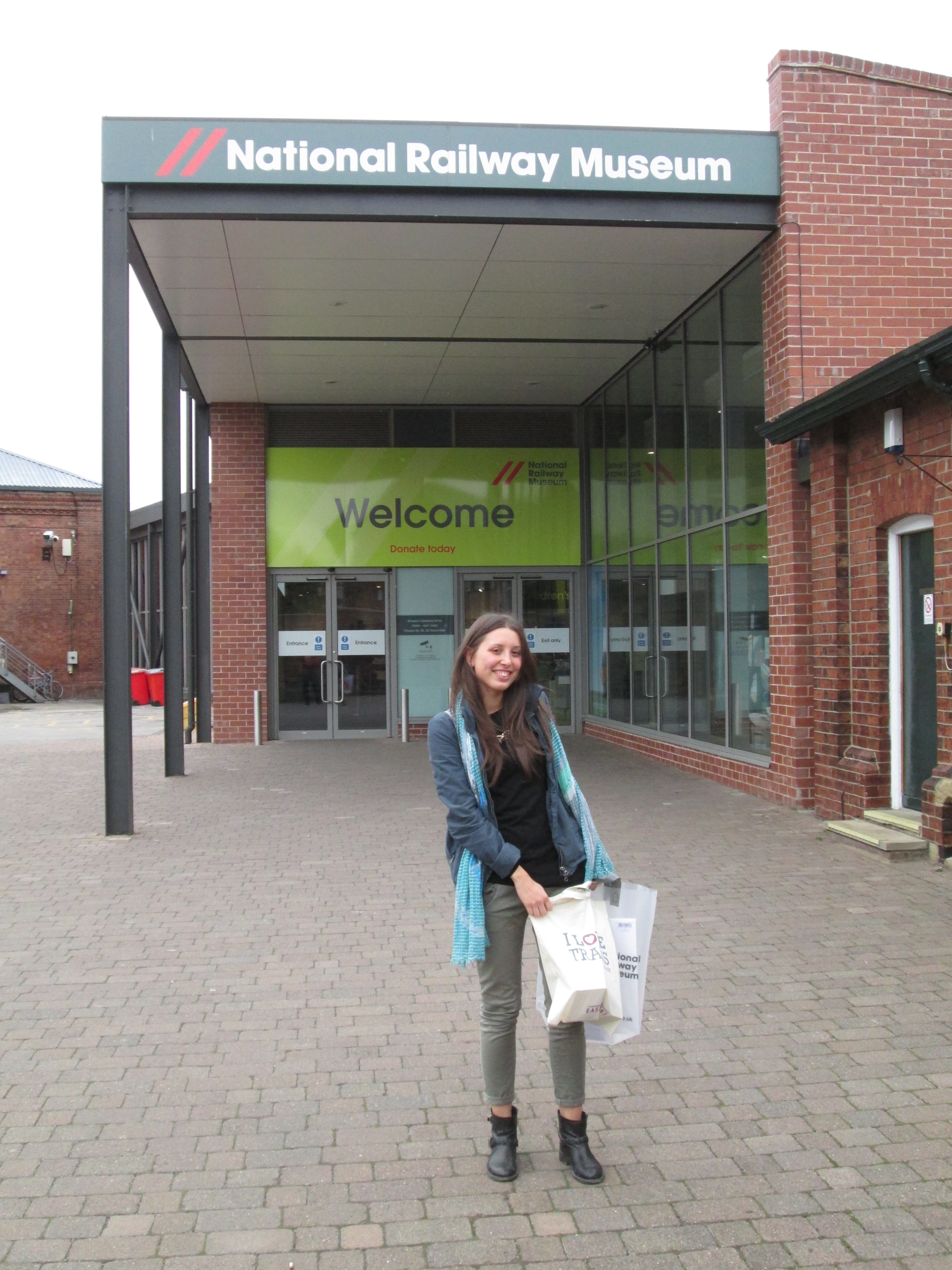 Outside the Museum entrance