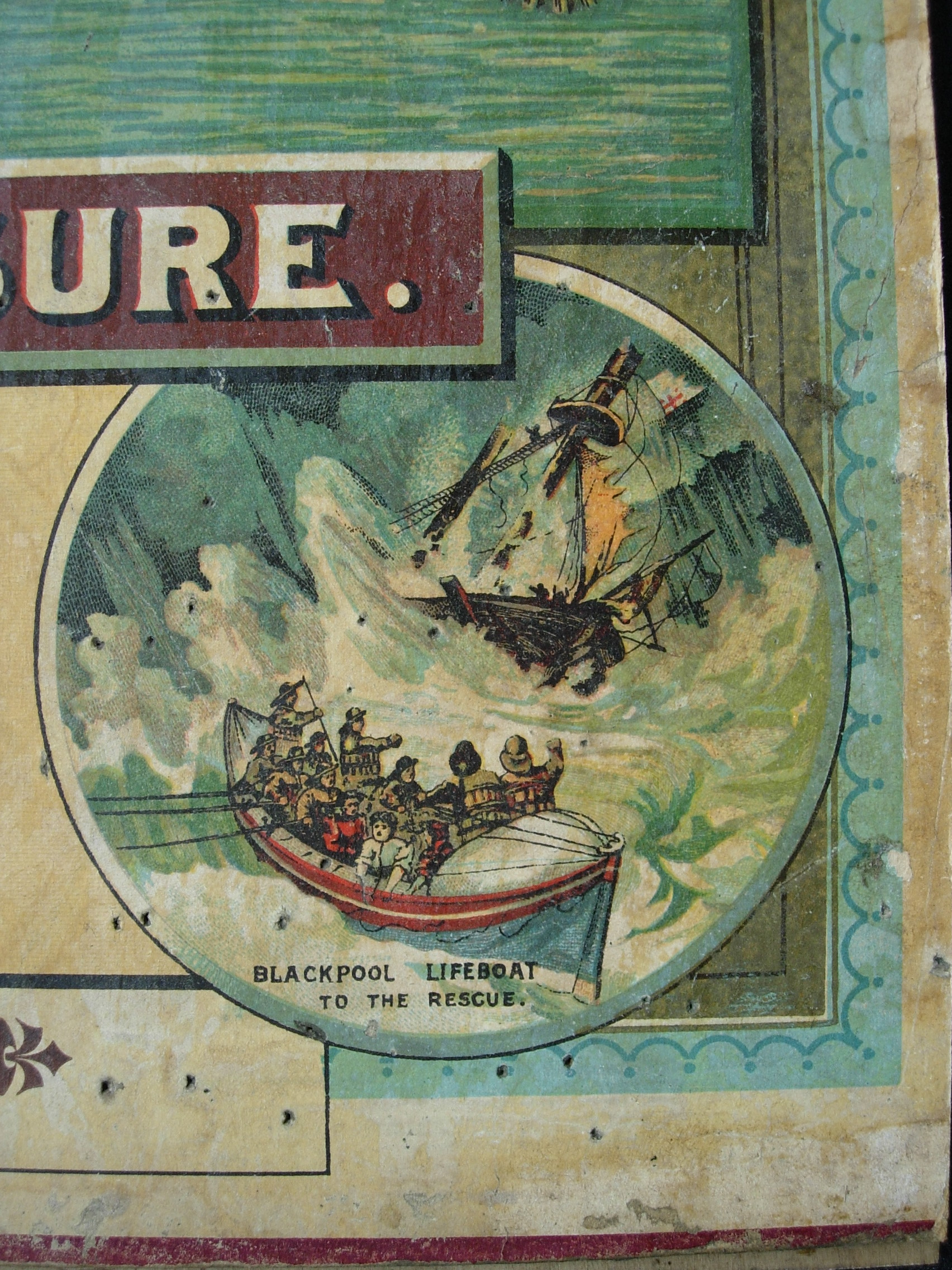Detail before conservation of lifeboat