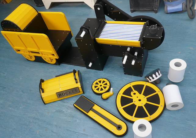 The completed model, before assembly