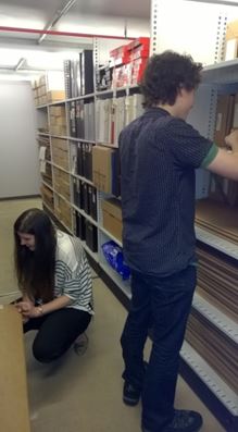 The project volunteers, Danika and James