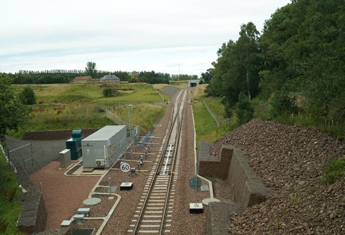 Route on south side of the Edinburgh ring road September 2015.