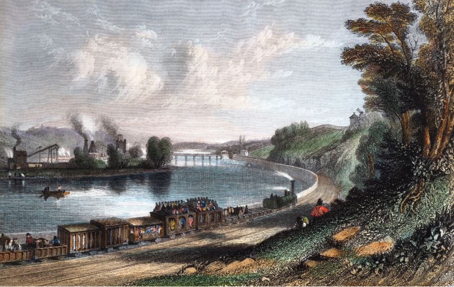 A depiction of an excursion train (SSPL images)