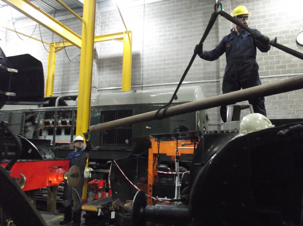 Removing the flue tubes - without whacking 60103 in the process