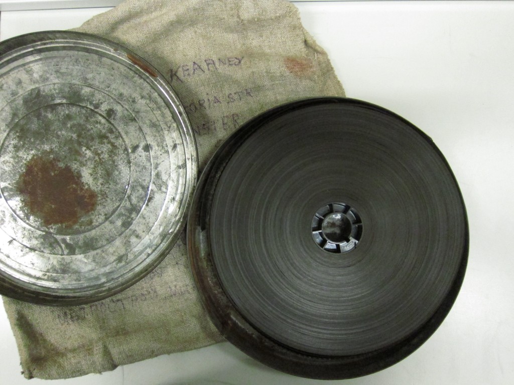 The film roll and rusty can