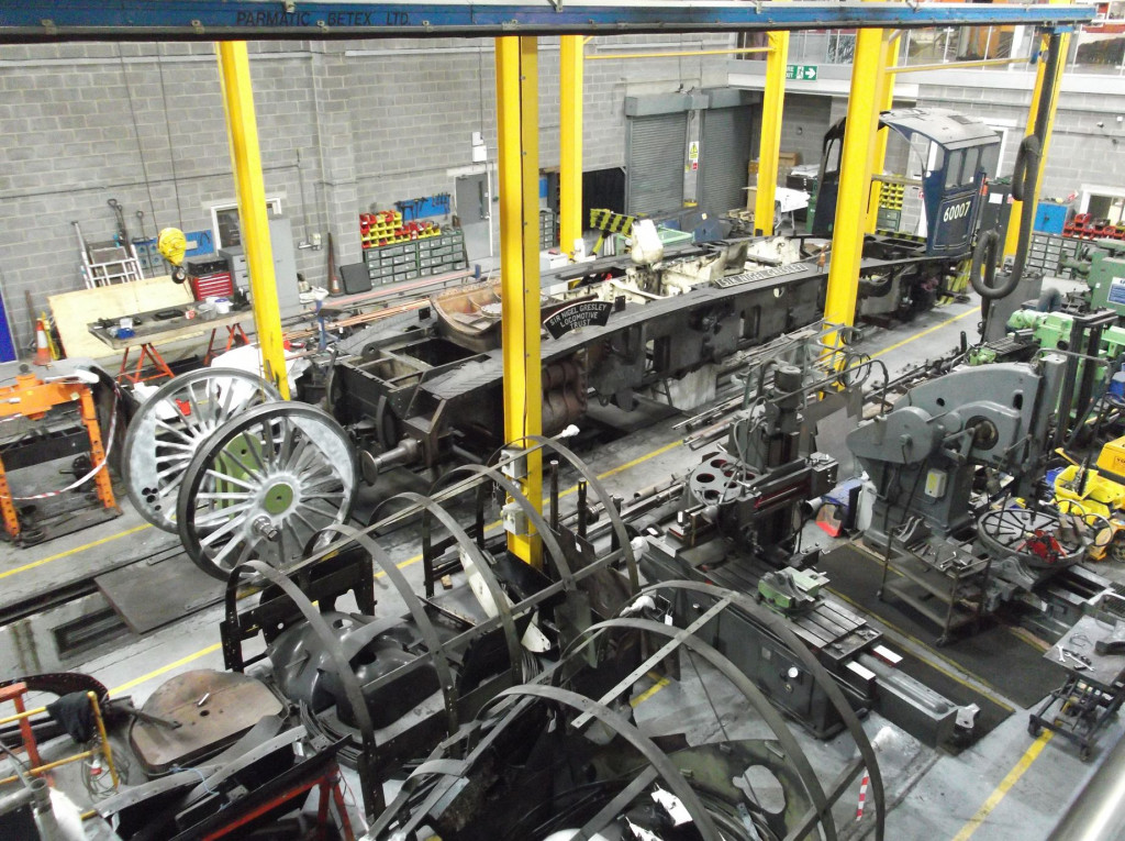 A view from the viewing gallery showing progress to date.