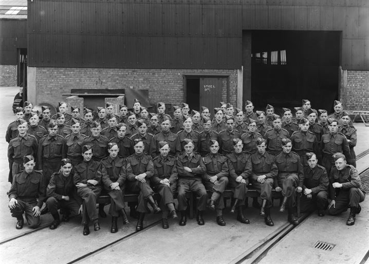 Group of Ack-Ack Home Guard (anti-aircraft gunfire section), 1944