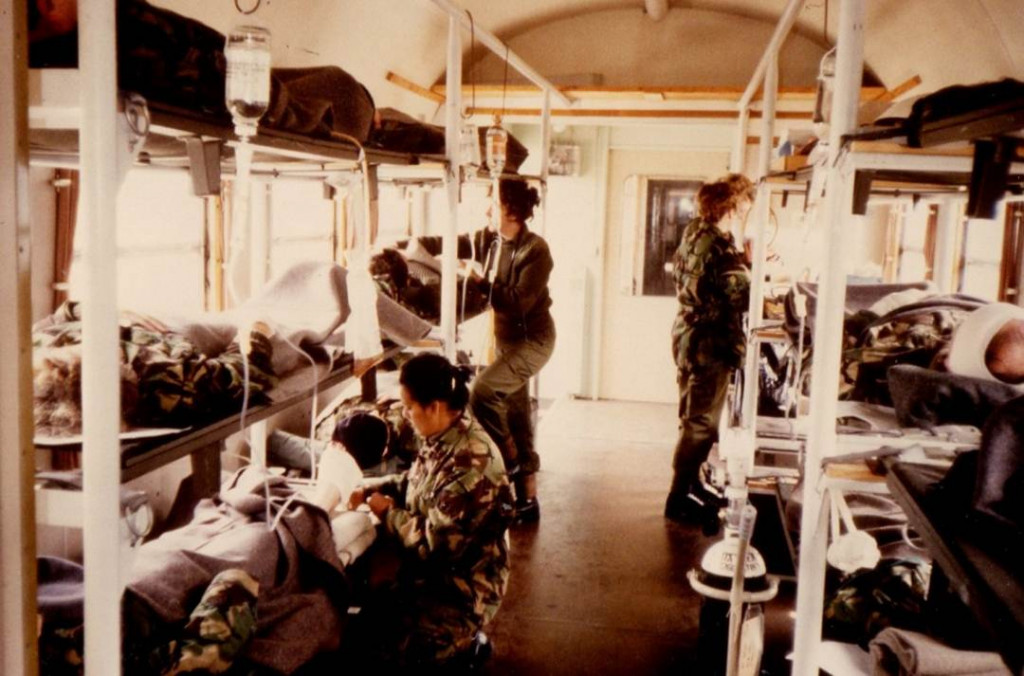 Ex-DB Byg rolling stock. Photograph – Brian Robertson 