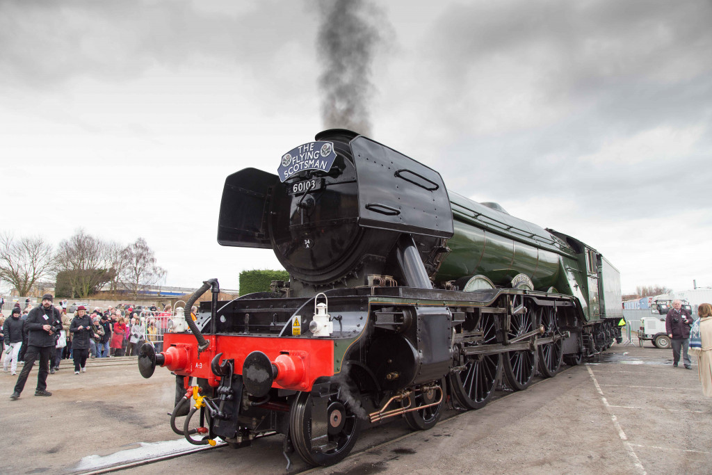 Flying Scotsman in North Yard at NRM (Image credit: NRM, SSPL) 