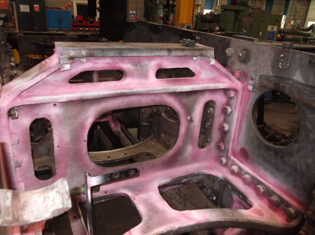 The large frame stretcher is being "di-pen" tested.