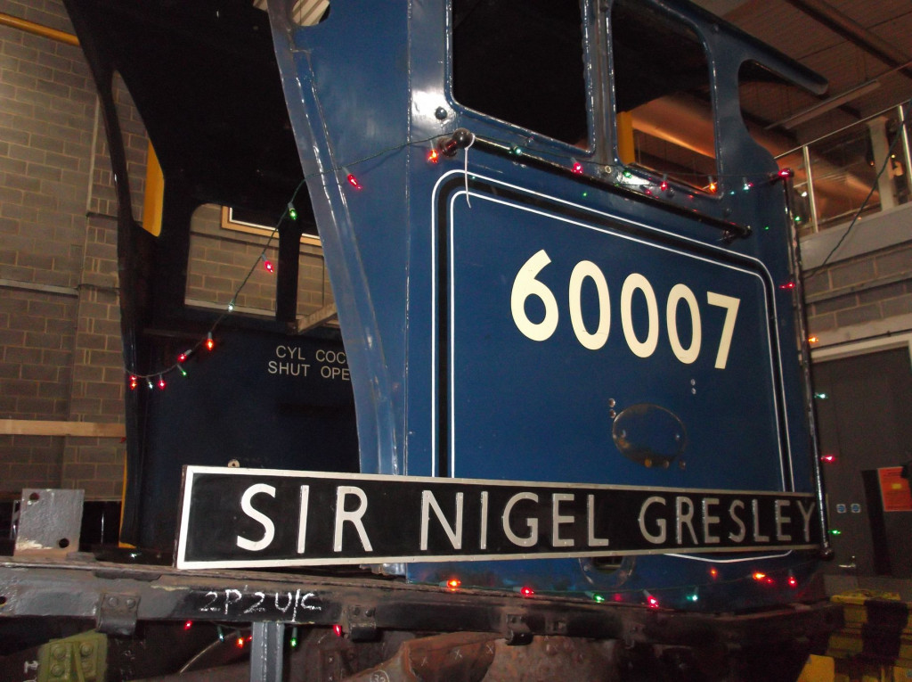 The cab has been adorned with Christmas lights. Merry Christmas from the Engineering Team.