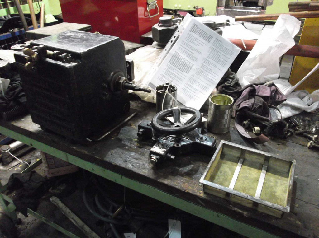 The overhaul of the mechanical lubricators has begun.