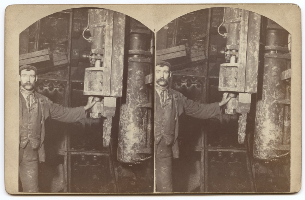 Rotherhithe Tunnel No. 1 Shield Showing Erector Where Man had Finger Cut Off [Ref: P&R/9/15/2]