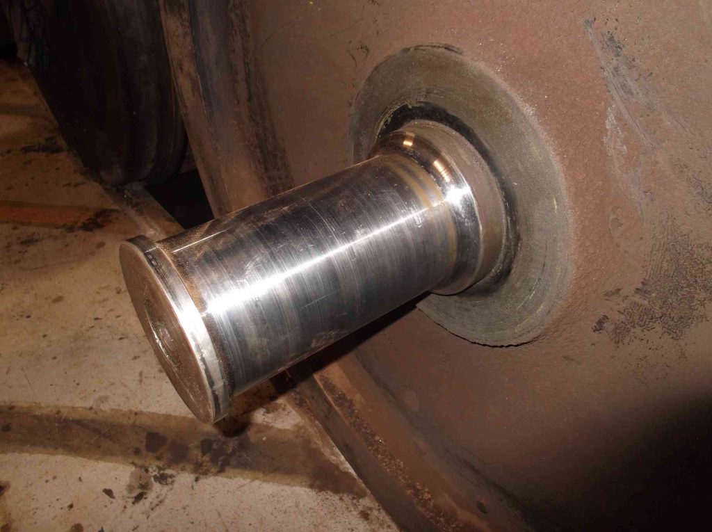 A bogie wheelset journal